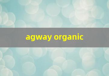  agway organic